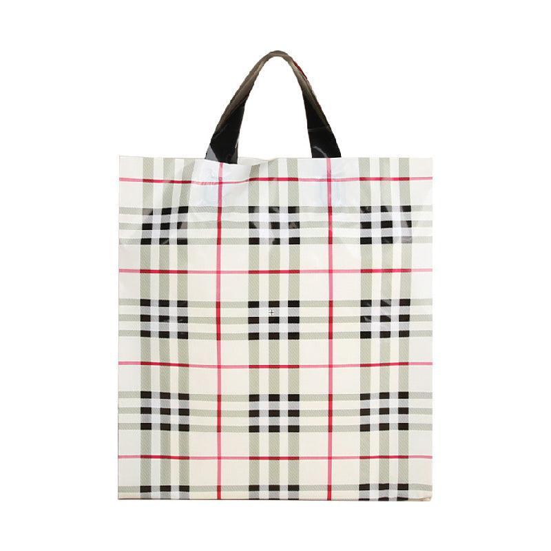 50x Reusable Plastic Tote Bag Eco Friendly Shopping Bags Durable