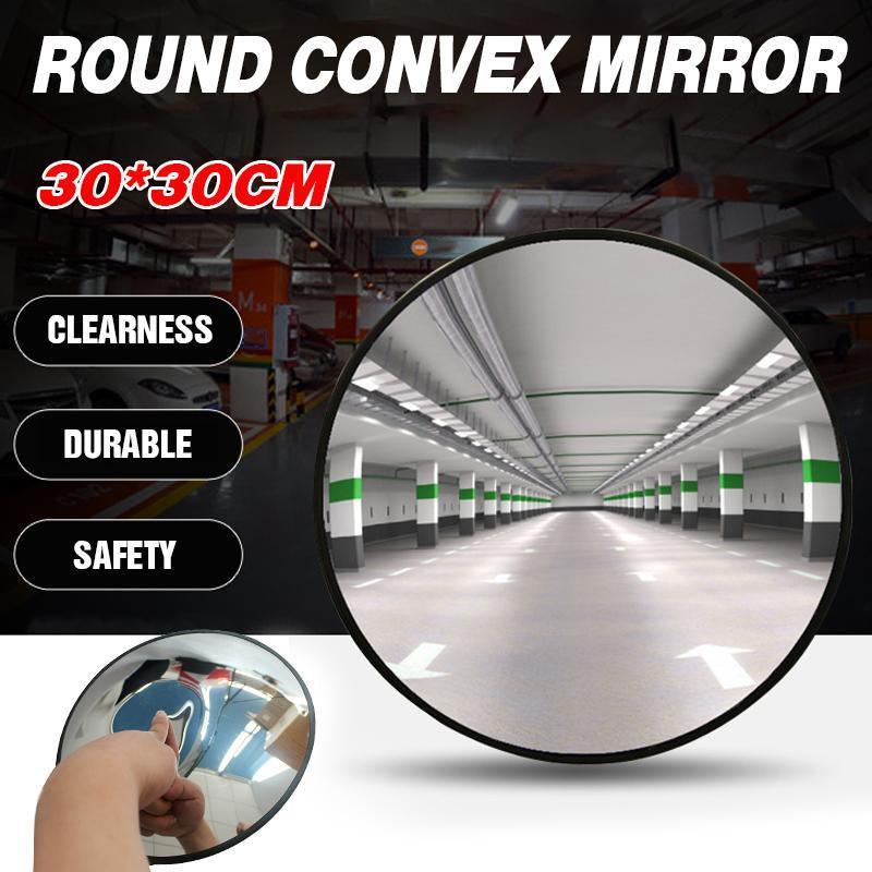 30cm Round Convex Mirror Blind Spot Traffic Driveway Shop