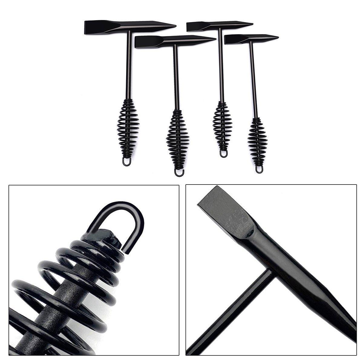 Welding Chipping Hammer Spring Handle Hold Heart Cleaning