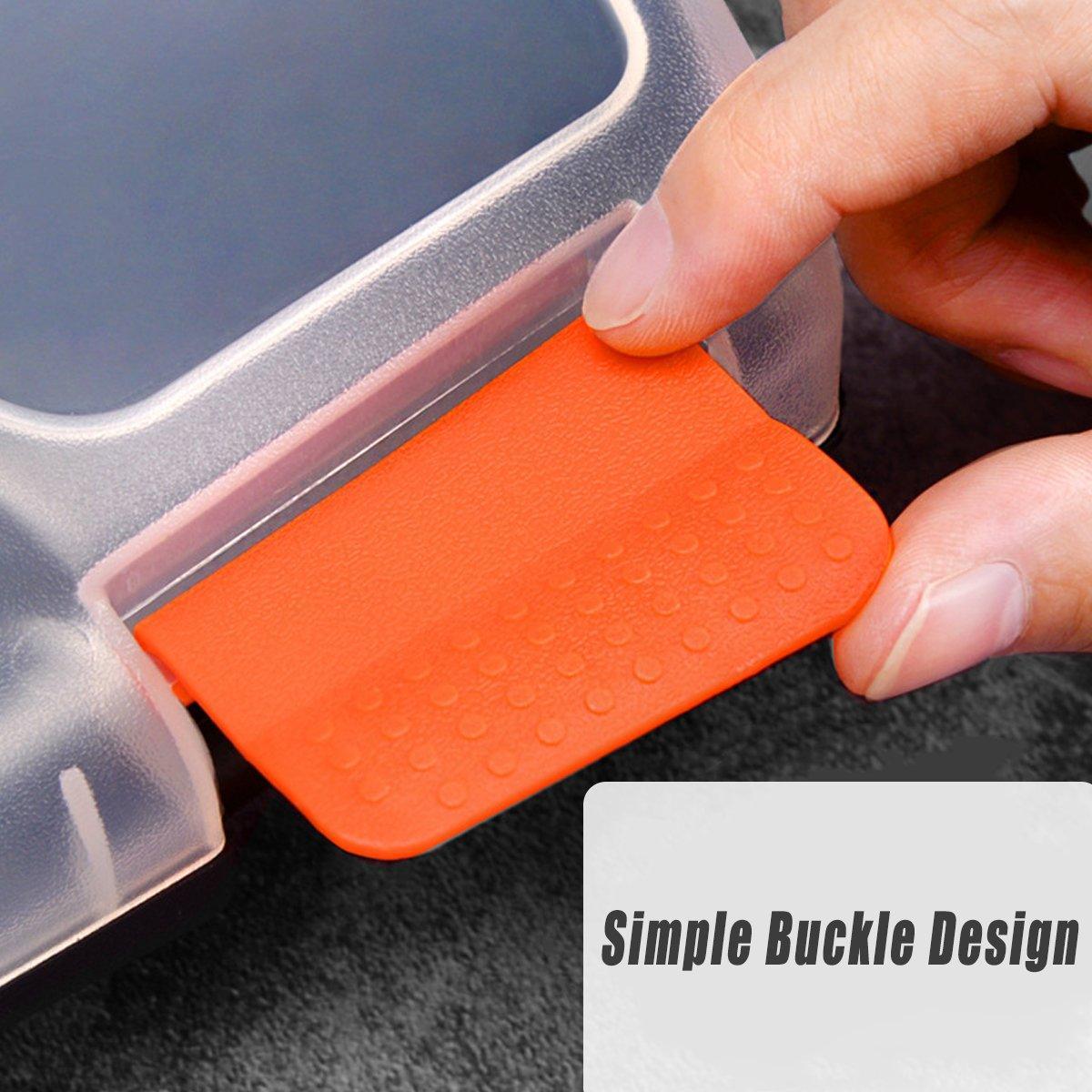 Clear Plastic Storage Box Multi Compartment Organizer