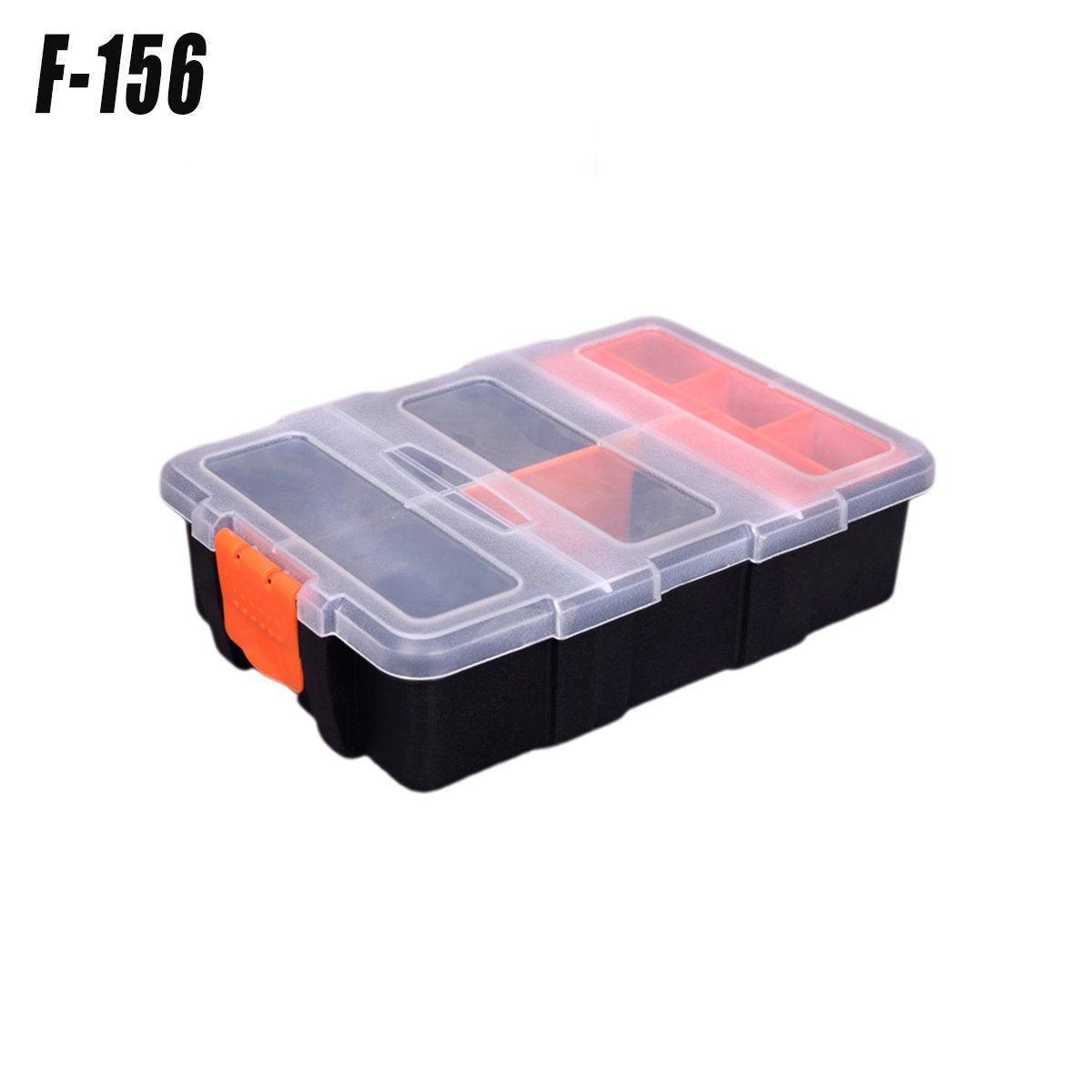 Clear Plastic Storage Box Multi Compartment Organizer