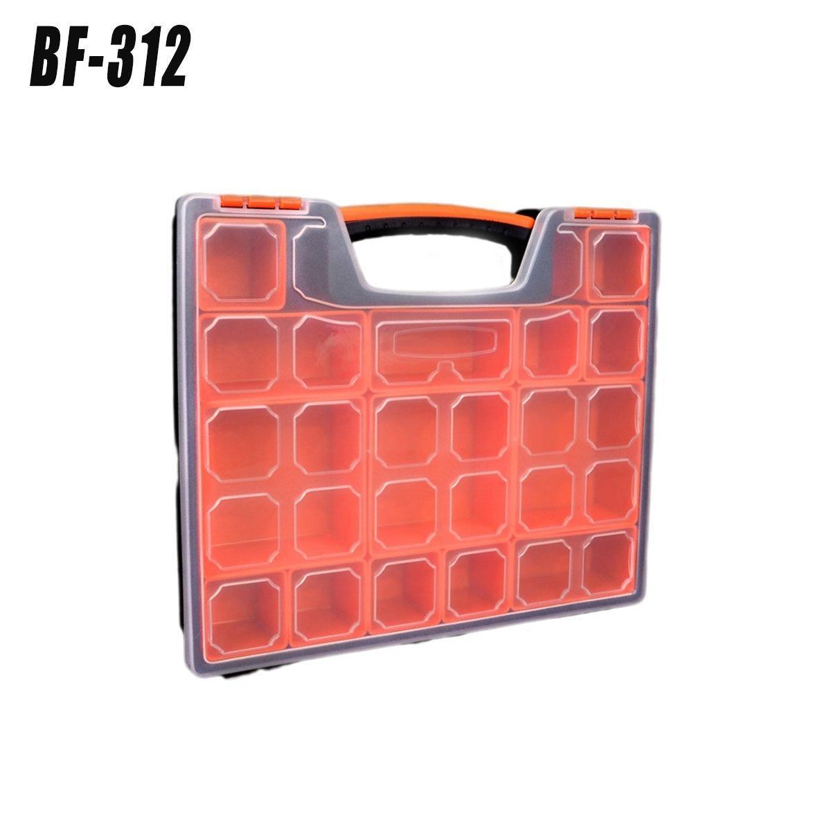 Clear Plastic Storage Box Multi Compartment Organizer