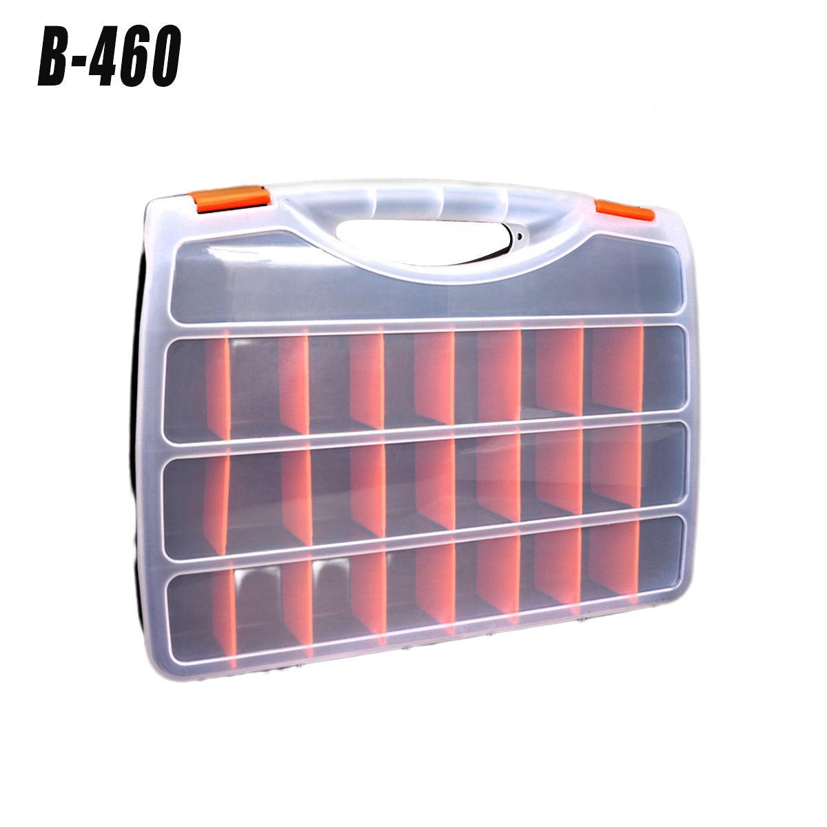 Clear Plastic Storage Box Multi Compartment Organizer