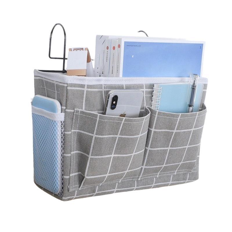 Hanging Bedside Storage Caddy with Pockets for Bunk Bed Dorm