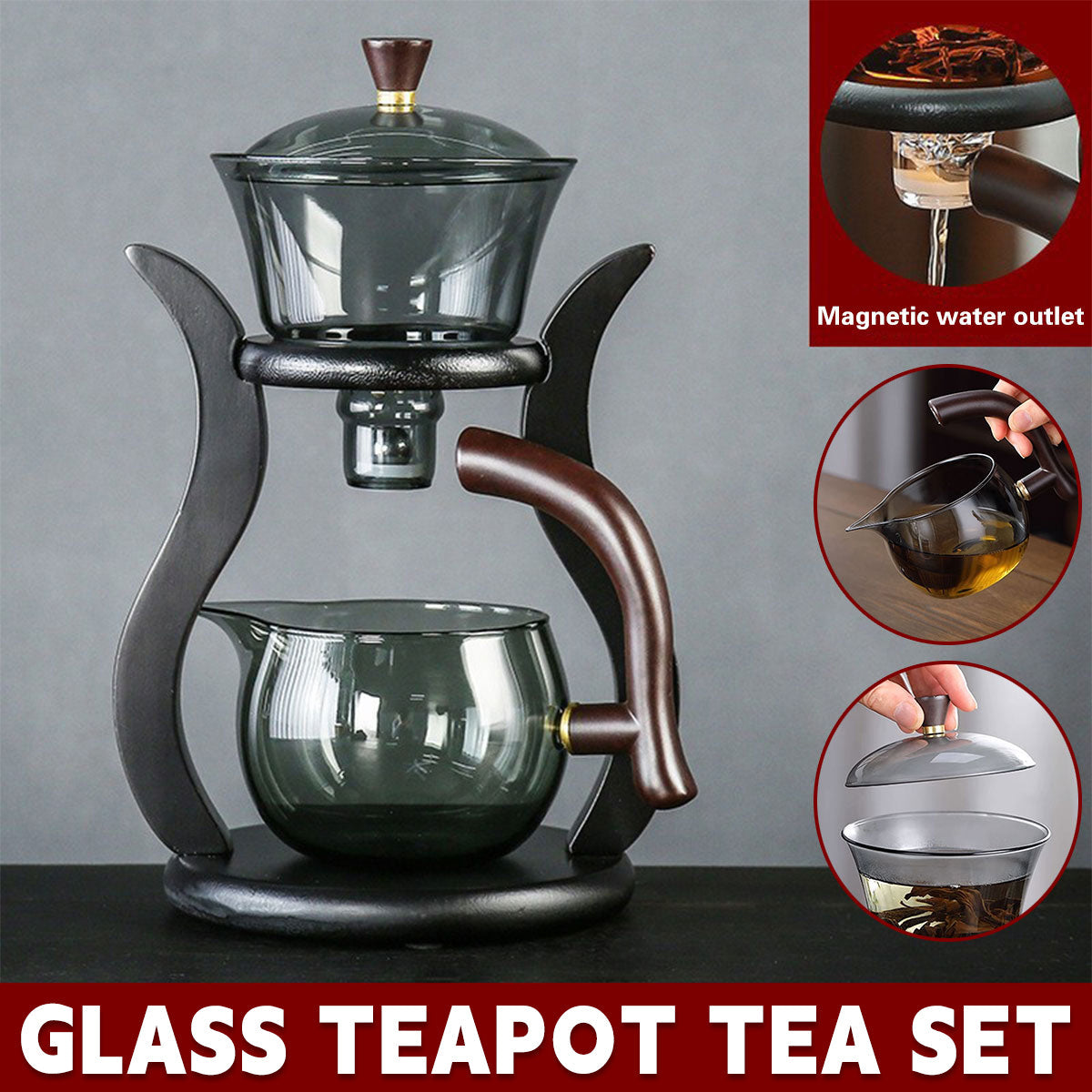 Glass Tea Set Household Set Transparent Teapot And Teacup