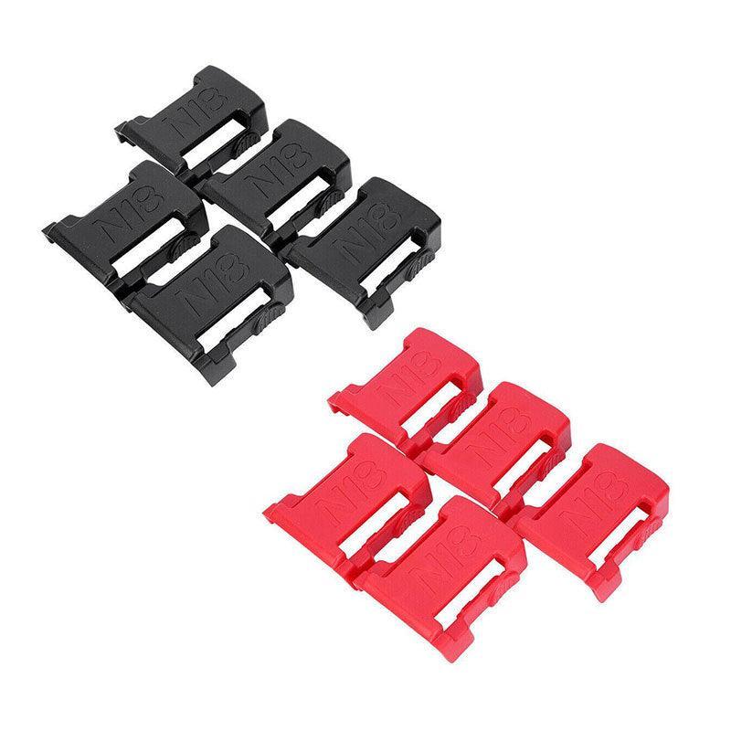 5Pcs Battery Mount Holder Stand For Milwaukee M18 18V Tool Battery Acc.