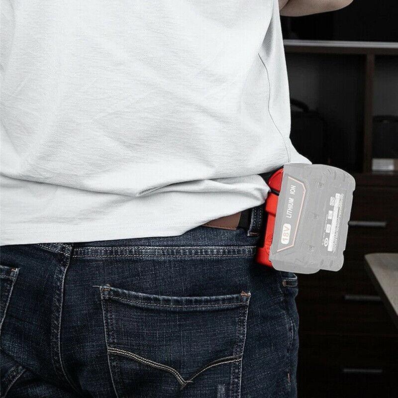5Pcs Battery Mount Holder Stand For Milwaukee M18 18V Tool Battery Acc.