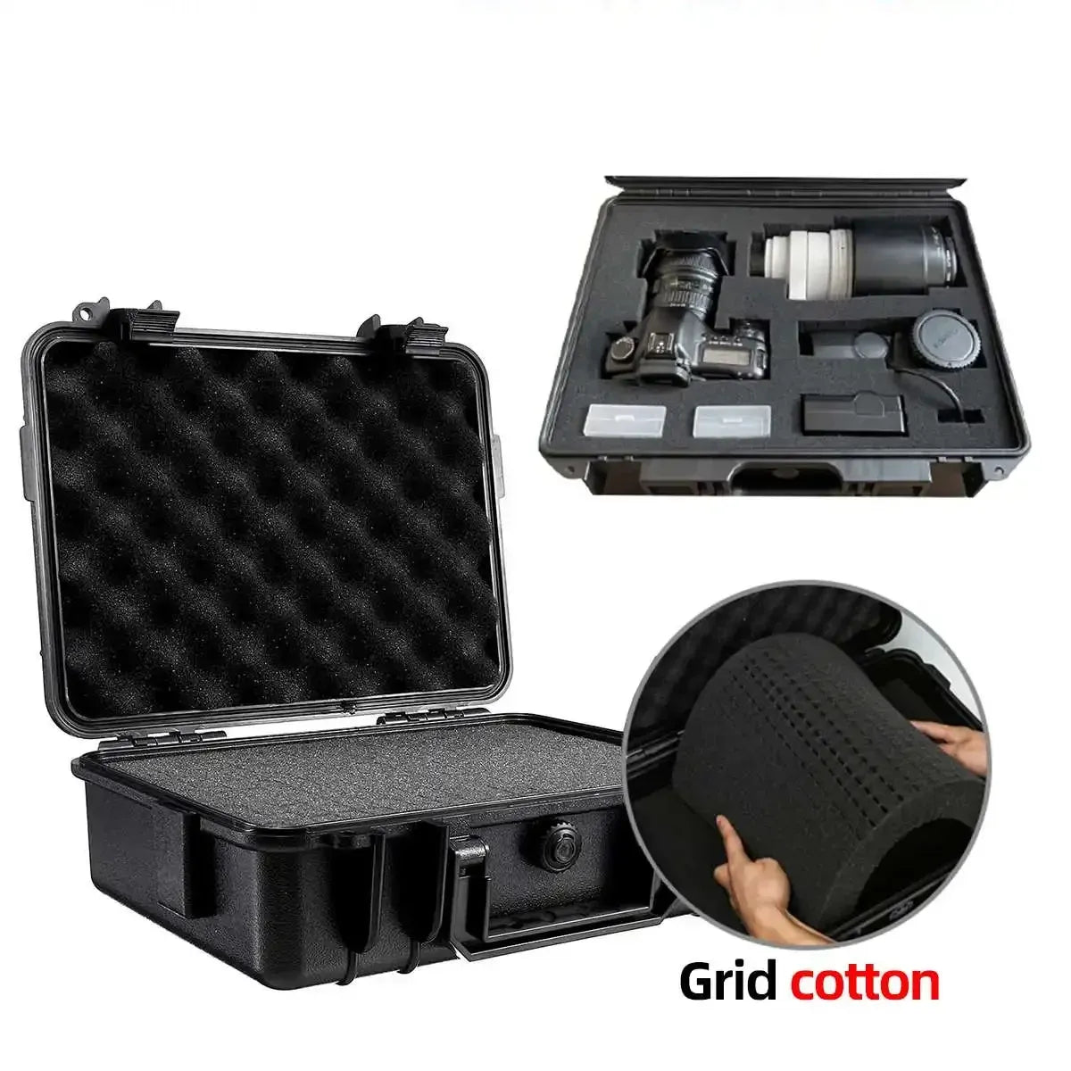 2 Sizes Plastic Equipment Box Portable Power Storage Customized Watch Toolbox - A Small Box