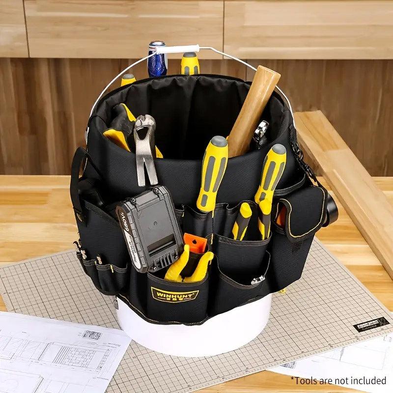 Multifunctional Bucket Bag Hardware Tools Organizer Repair Toolkit