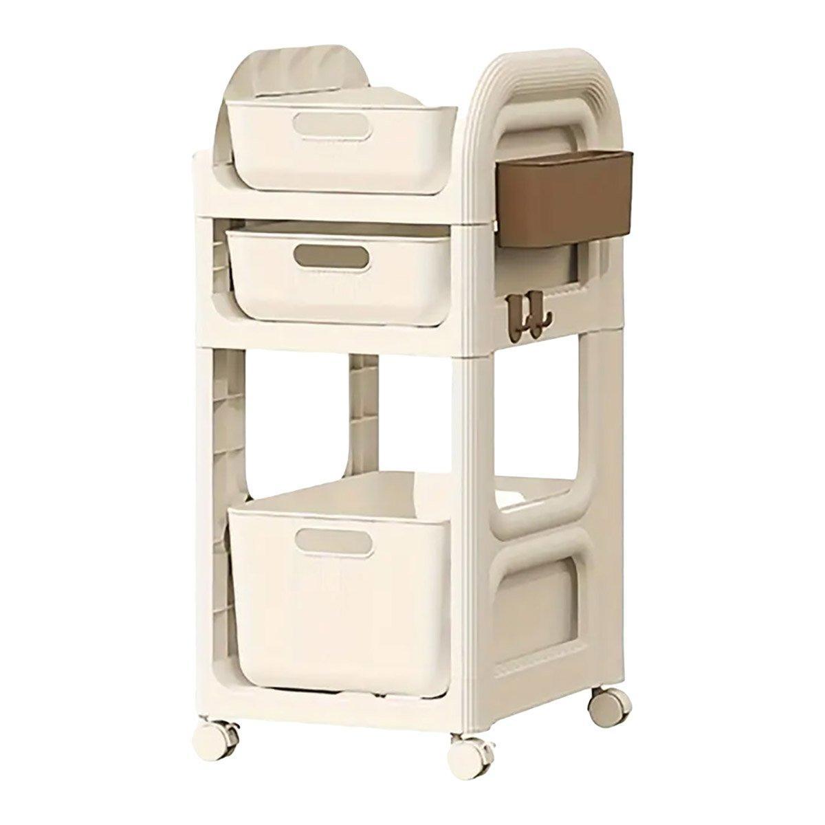 Mobile Storage Trolley Rolling Utility Cart Heavy Duty Organizer