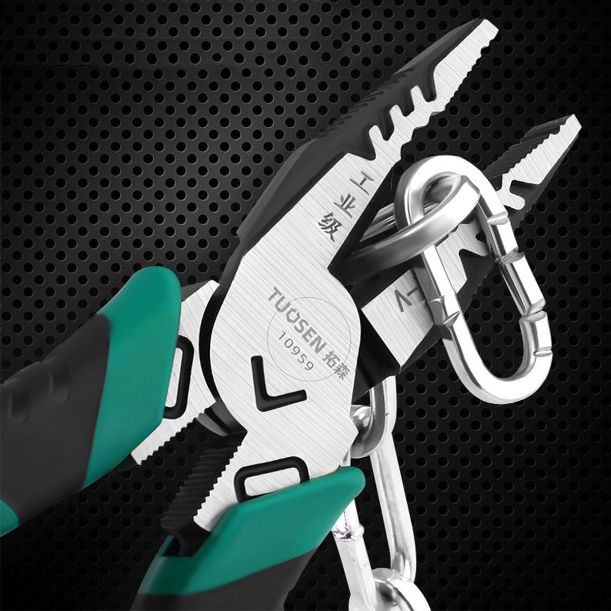 Labor-Saving Multi-Functional Tiger Pliers Flat Needle-Nose Diagonal