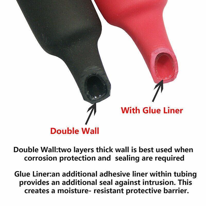 Grade Marine Heat Shrink Tubing 3:1 Wire Sleeve Glue Inside