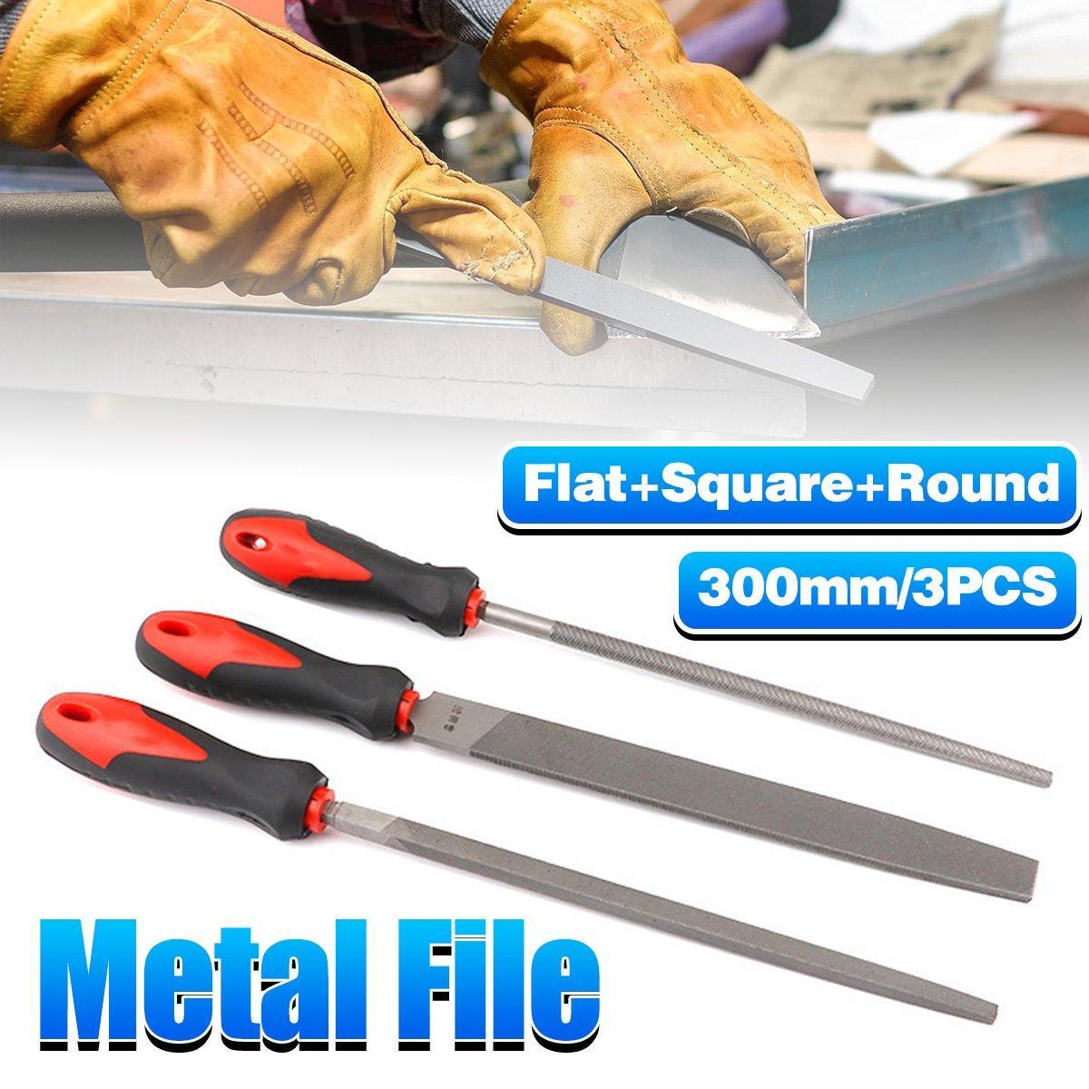 3pcs Woodworking File Trimming Sanding Tool Set for Wood Metal