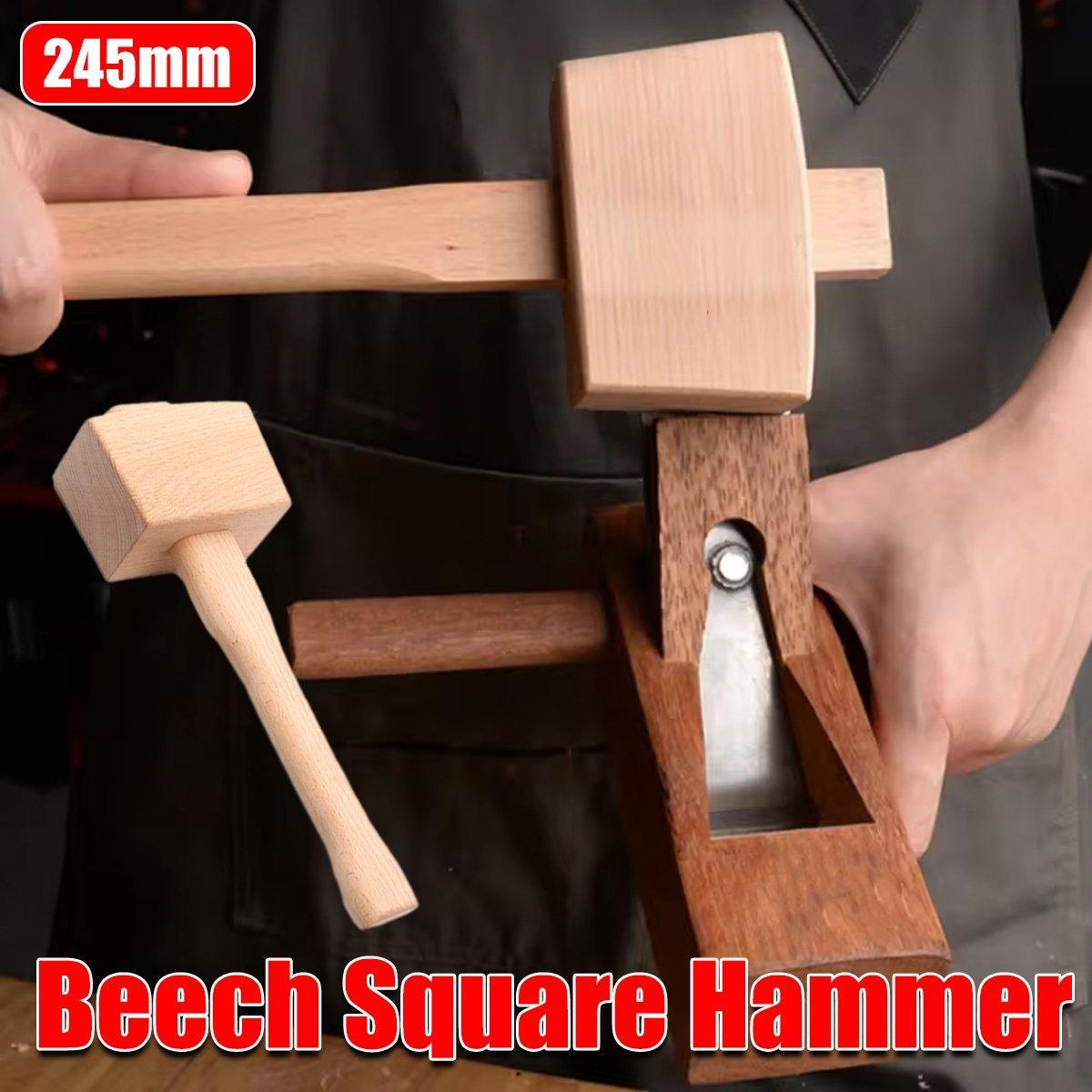 DIY Leather Craft Tools Square Solid Wood Hammer Mallet