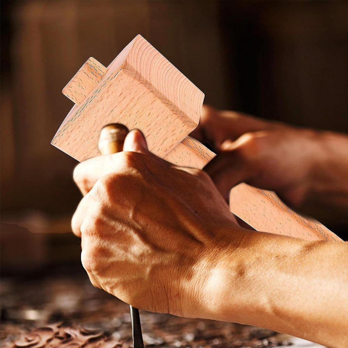 DIY Leather Craft Tools Square Solid Wood Hammer Mallet