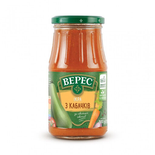VERES 500g Zucchini Spread with Fresh Vegetables