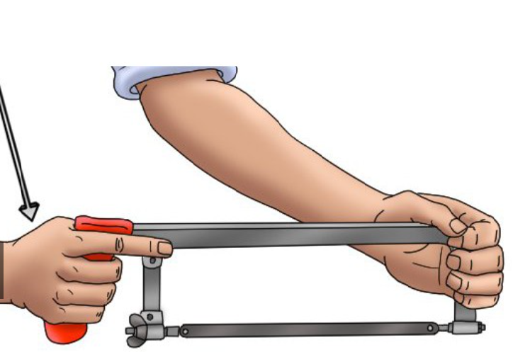 Hacksaw Frame Metal Hack Saw Alloy Steel Heavy Duty Blade DIY