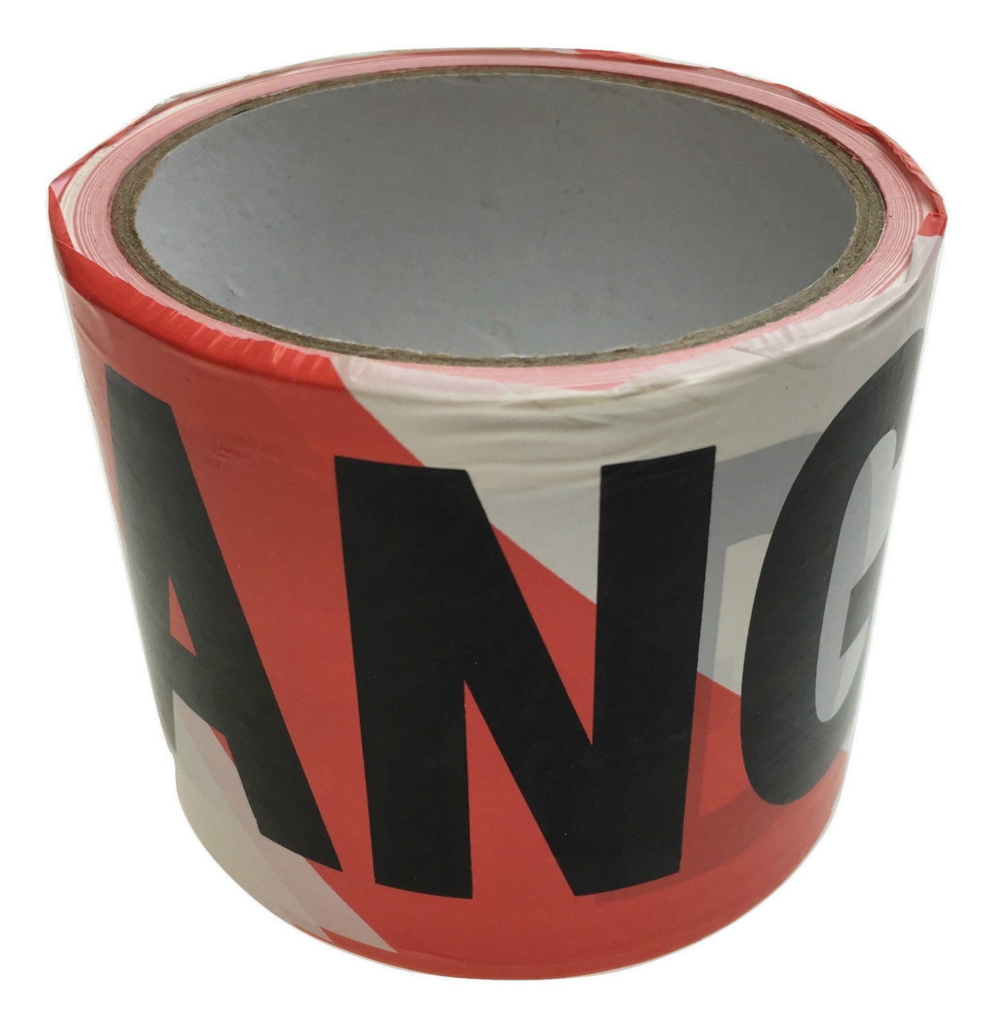 DANGER TAPE Red White Safety Warning Barricade Tape Strip Non-Stick 20m