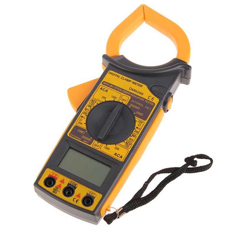 Digital Clamp Meter AC/DC Voltage Resistance Frequency DM6266
