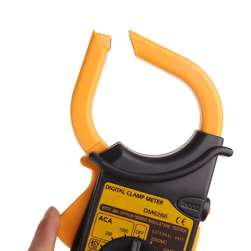 Digital Clamp Meter AC/DC Voltage Resistance Frequency DM6266