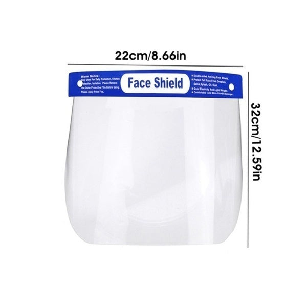 12x Safety Full Face Shield Clear Glasses Anti-Fog Eye Protector