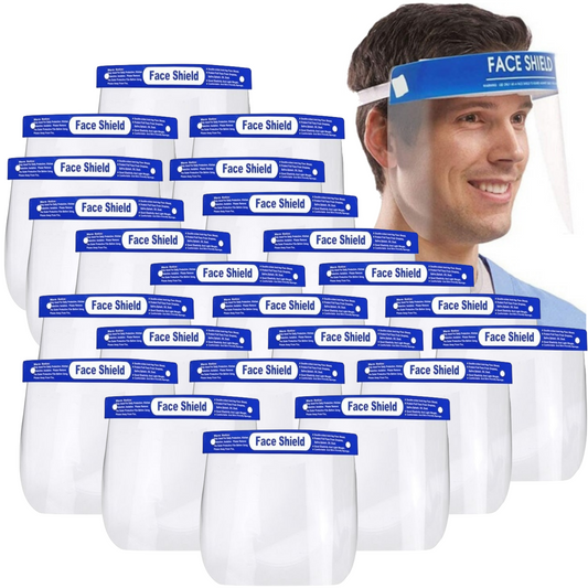 24x Safety Full Face Shield Clear Glasses Anti-Fog Eye Protector