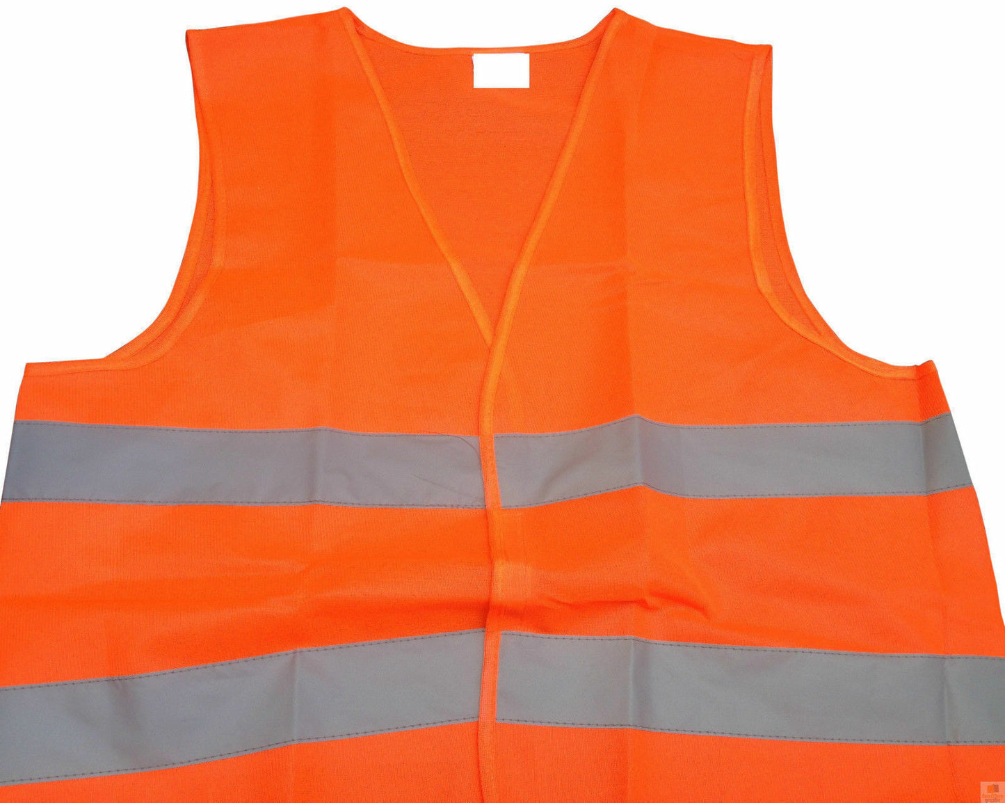Hi Vis Safety VEST Reflective Tape Workwear Orange ONE SIZE