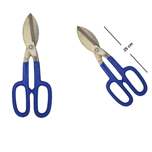 10" Metal Shear Snip Sheet Scissors Heavy Duty Steel Plate Cutting
