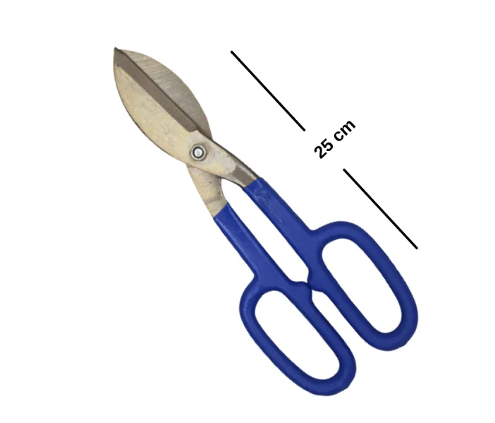 10" Metal Shear Snip Sheet Scissors Heavy Duty Steel Plate Cutting
