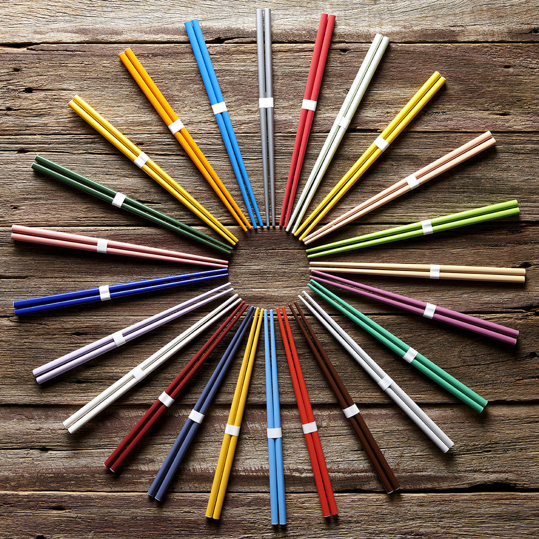 Chopsticks Light Yellow & White