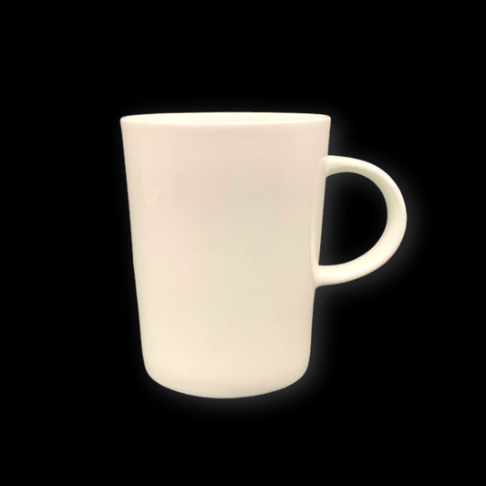 bulk 24 White Bone China Cone Mug 340ml 8x10cm