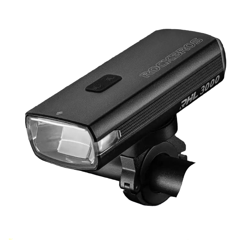 3000 Lumen Rechargeable Bike Light Black