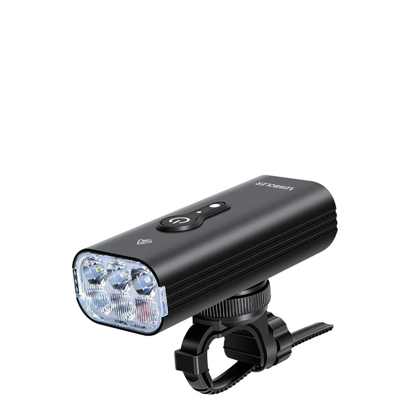 10000 Lumen Smart Bicycle Light Black