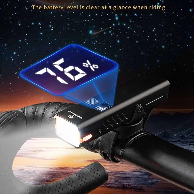 Rechargeable Mini Bicycle Headlight Black