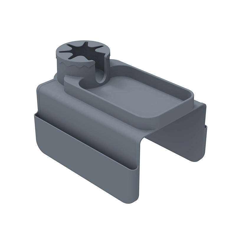 Gray Multi-Functional Silicone Couch Cup Holder