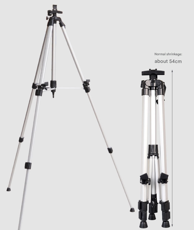 Gold Portable Folding Artist Tripod Easel - Adjustable Stand