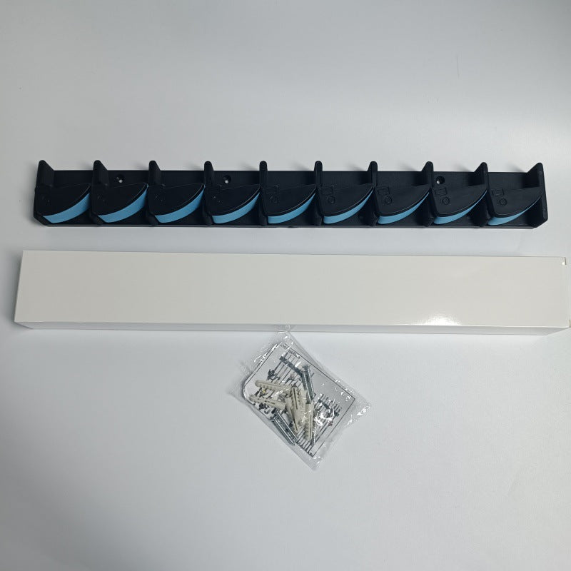 2 Sets Vertical Wall Mounted Fishing Rod Rack - 9-Slot Fishing Pole Holder