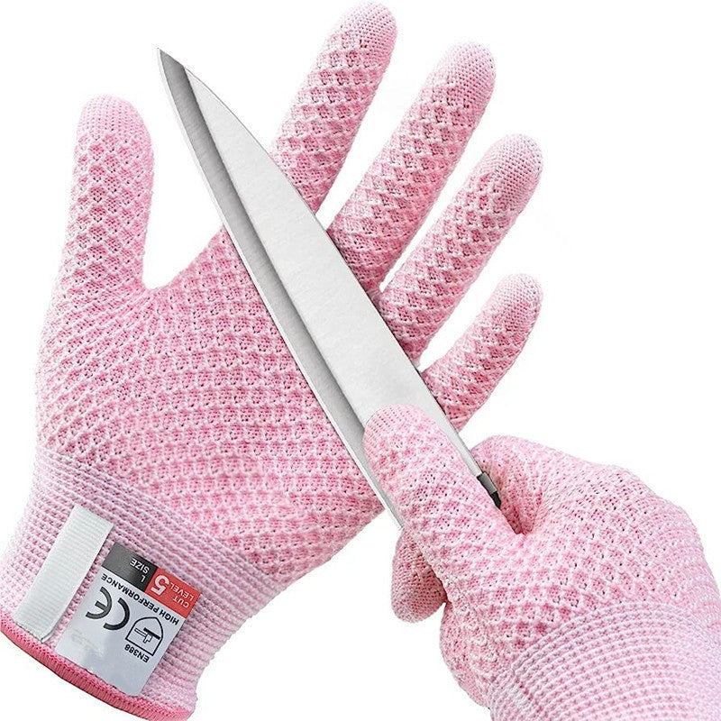 Pink 3-Pack Cut Resistant Gloves (Level 5 Protection) – Pineapple Grip