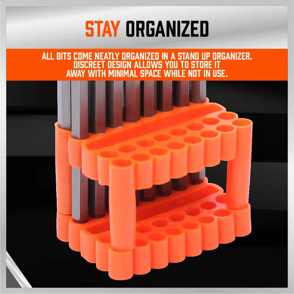 32-Piece Extra Long Screwdriver Bit Set - 150mm S2 Steel Bits