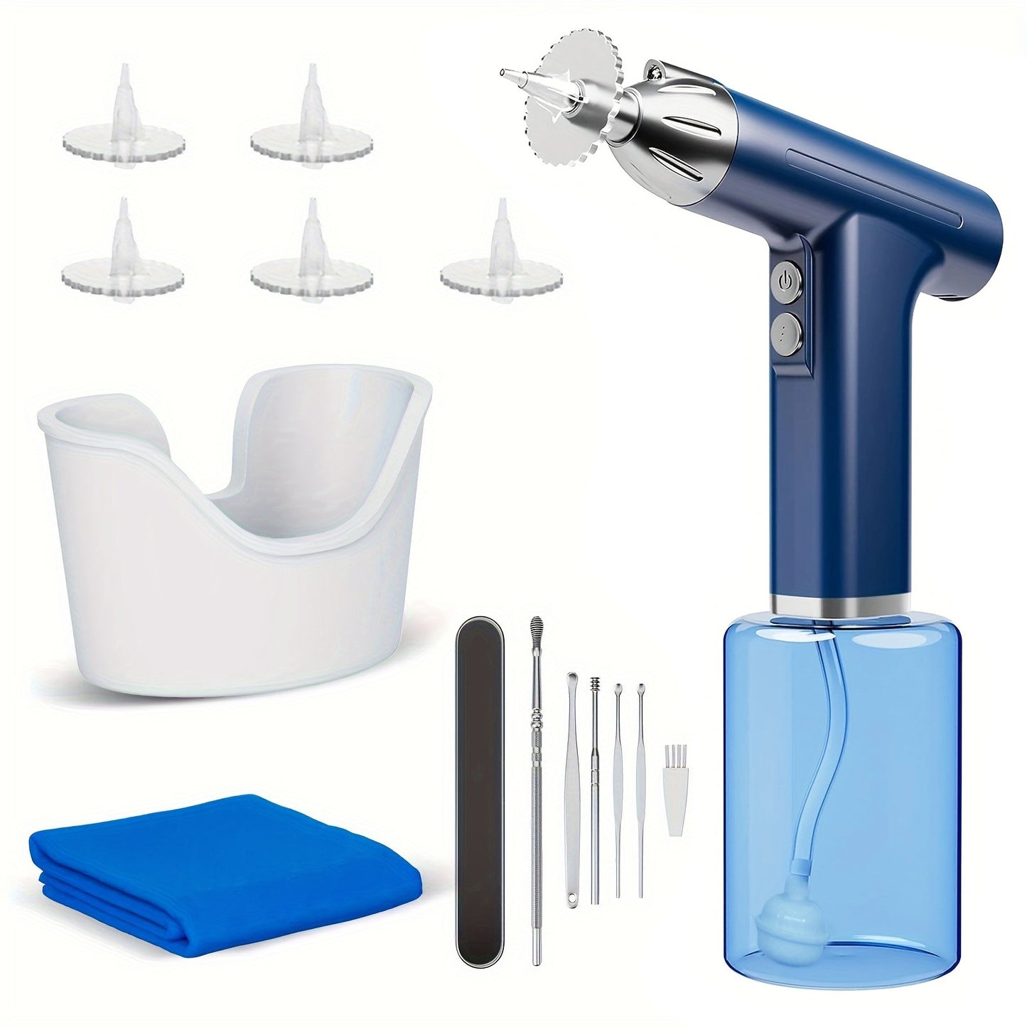 Blue Electric Earwax Irrigator Set - Gentle and effective