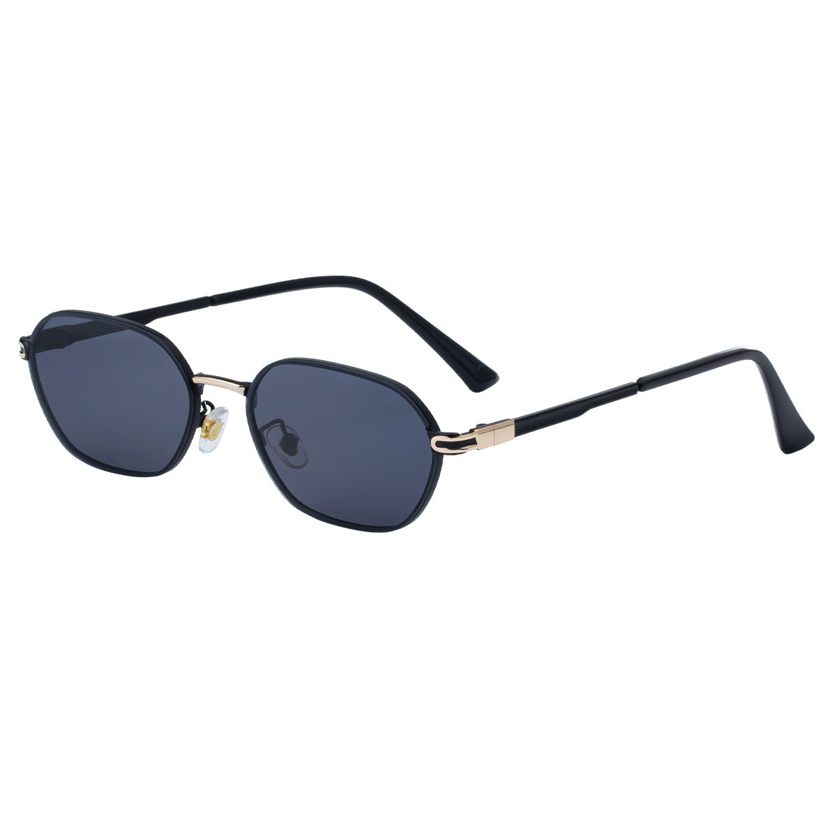 Blue Lenses Chic Oval Sunglasses for Women