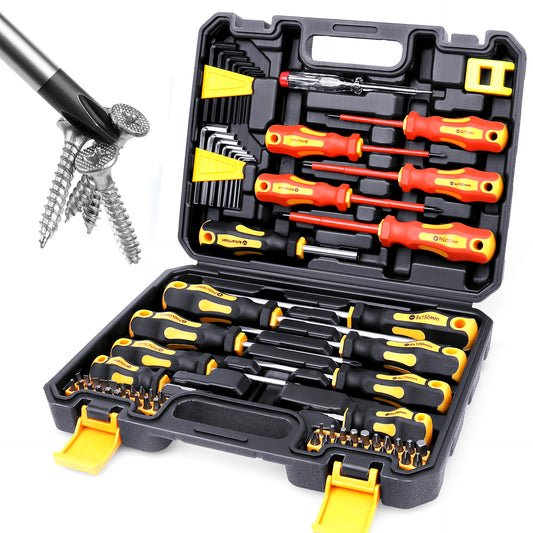 72-Piece Professional Precision Screwdriver Set - Magnetic Repair Kit
