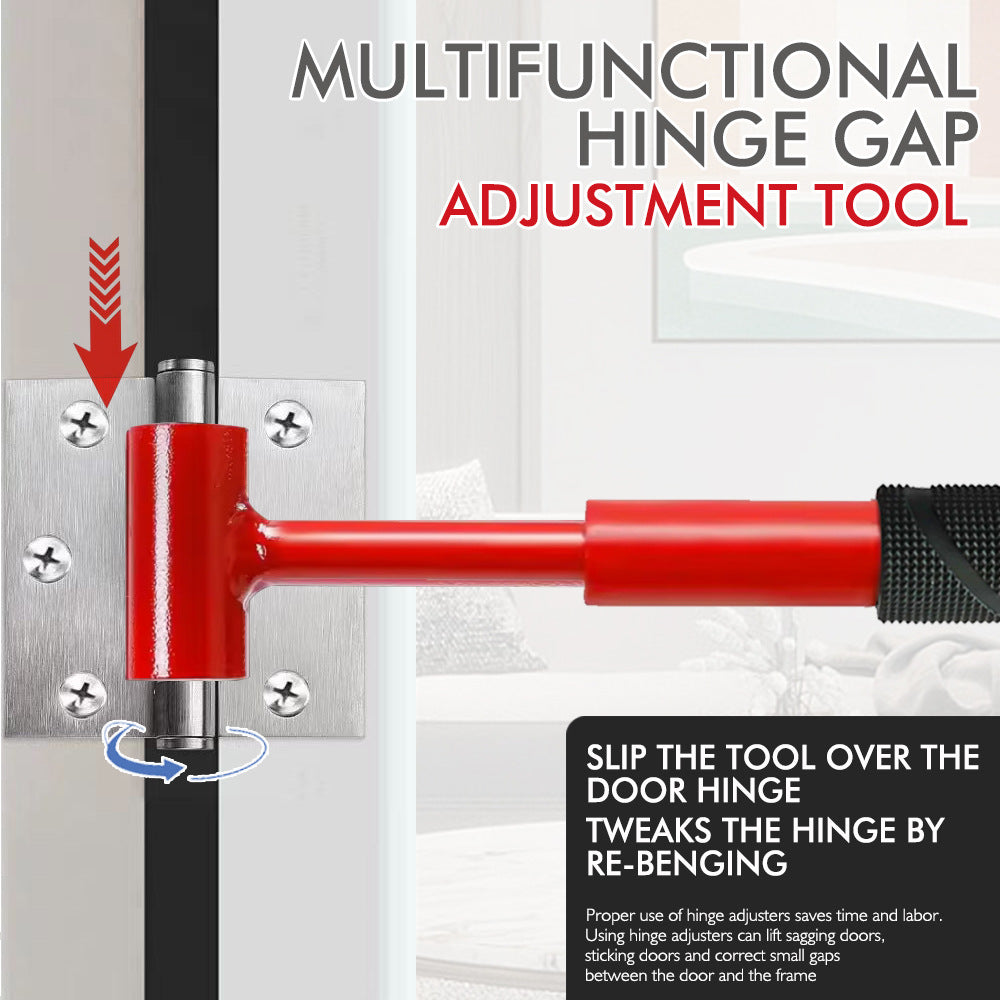 Heavy-Duty 4-in-1 Door Hinge Adjustment Tool - Wrench for Aligning Doors