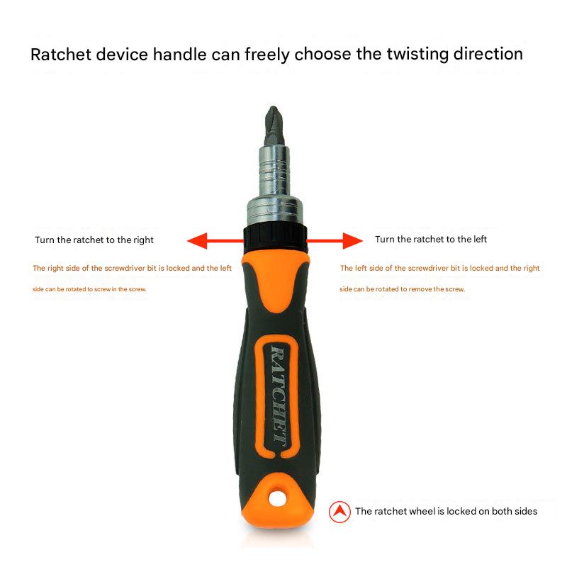 38-Piece Ratchet Screwdriver & Socket Wrench Set