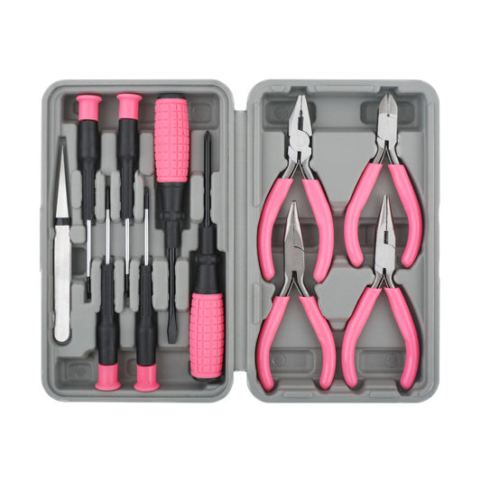 11-Piece Precision Craft & Jewelry Making Tool Kit with Portable Case