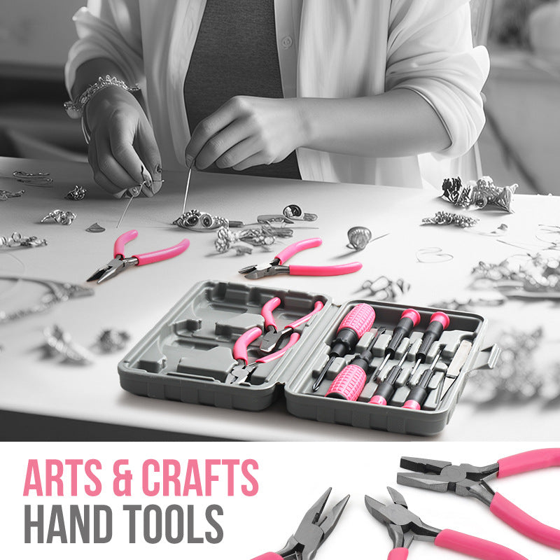11-Piece Precision Craft & Jewelry Making Tool Kit with Portable Case