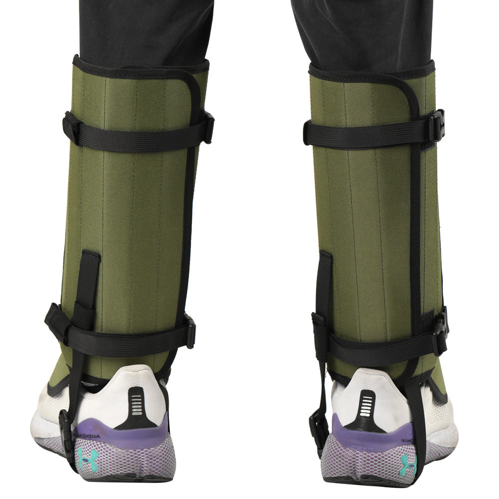 Camouflage khaki Outdoor Waterproof Leg Gaiters - Anti-Snake Bite & Scratch Protection