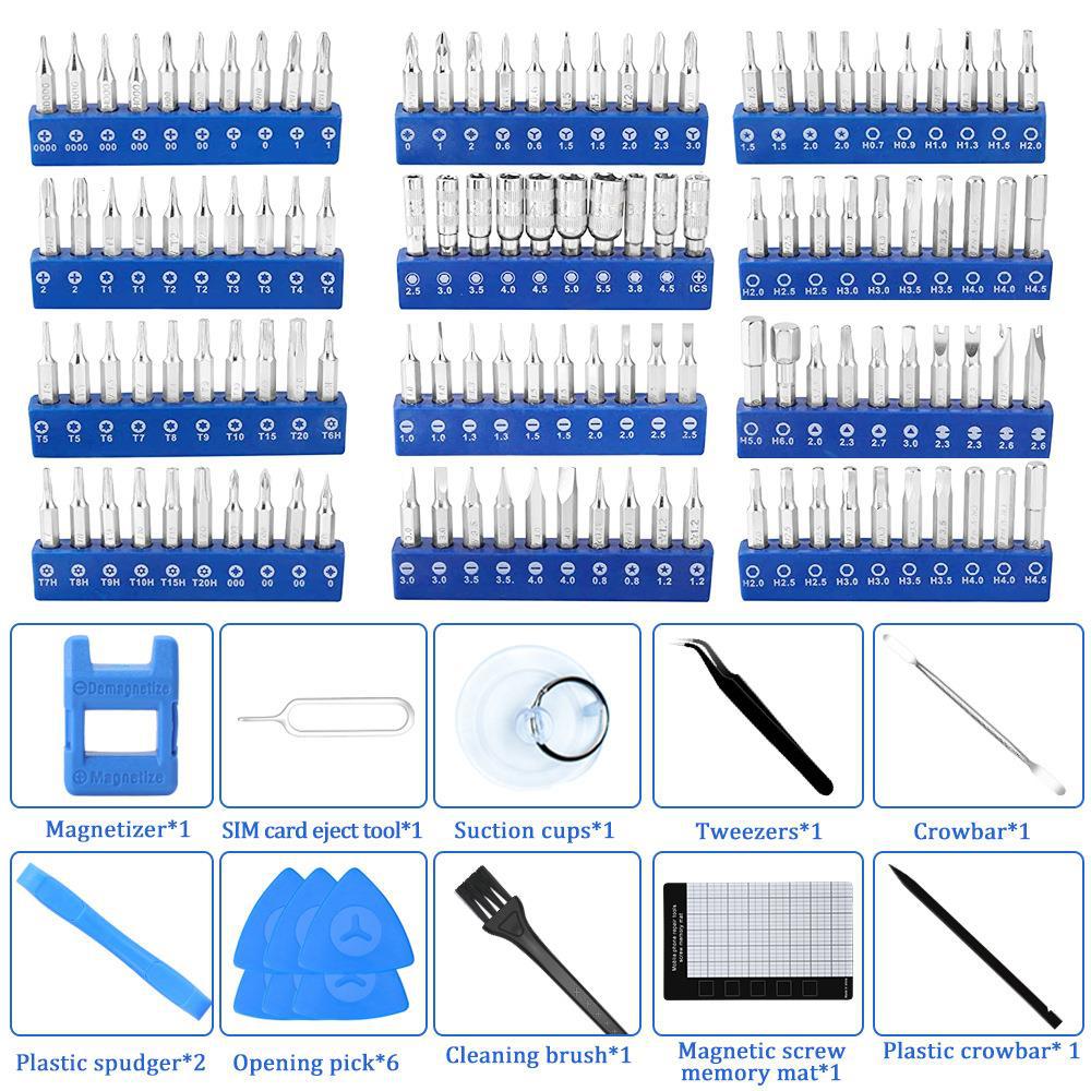 Professional 142-in-1 Precision Screwdriver Repair Tool Kit