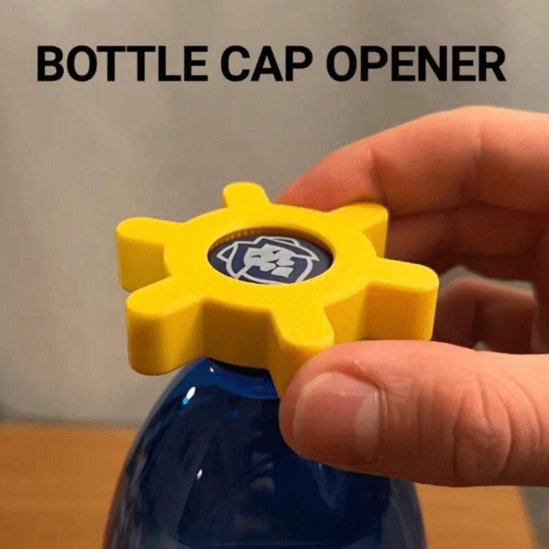 20-Pack Yellow Easy Twist Bottle Cap Opener - Ergonomic Grip