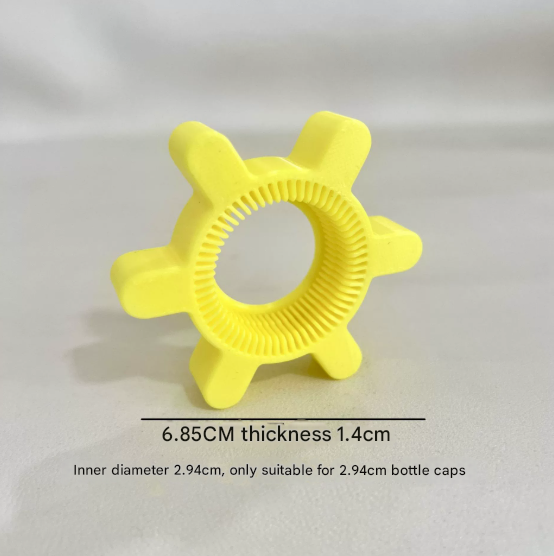 20-Pack Yellow Easy Twist Bottle Cap Opener - Ergonomic Grip